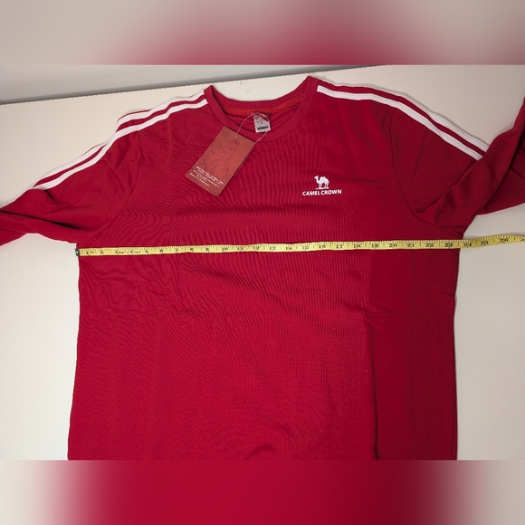 NWT Camel Crown XL Red Mens Long Sleeve Sweater - Picture 8 of 10